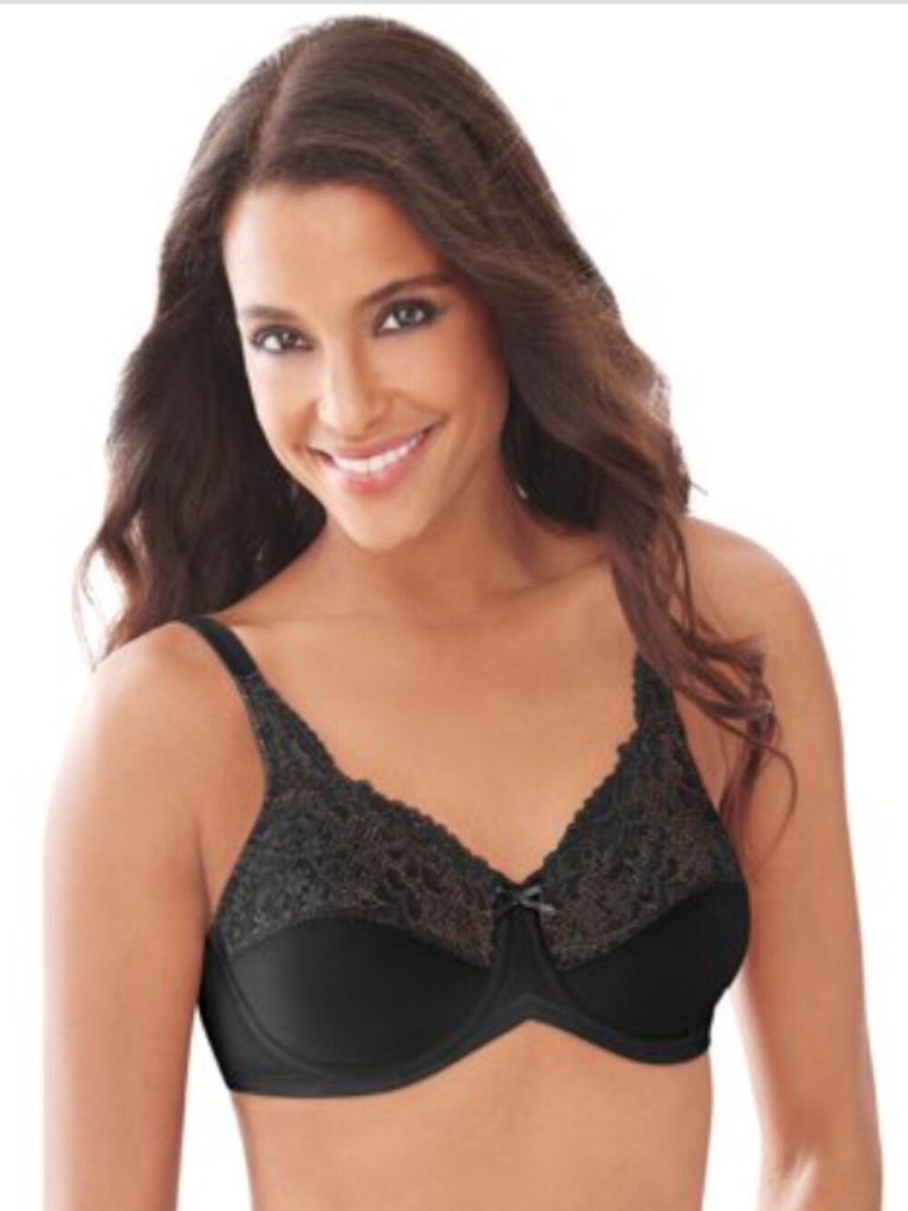 Bali Women's Minimizer Underwire Bra Black Size 38DDD 12961